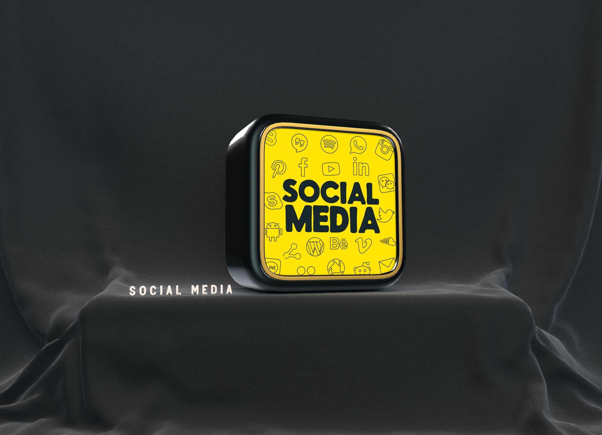 Social Media, Social Media Visual Presentation - Background Design